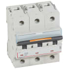Legrand - Disjoncteur DX3 25kA arrivée haute/départ bas vis 3P 25A -courbe D - 4,5 mod