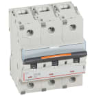 Legrand - Disjoncteur DX3 25kA arrivée haute/départ bas vis 3P 100A -courbe D - 4,5 mod