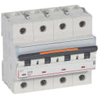 Legrand - Disjoncteur DX3 25kA arrivée haute/départ bas vis 4P 16A -courbe D - 6 mod