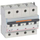 Legrand - Disjoncteur DX3 25kA arrivée haute/départ bas vis 4P 20A -courbe D - 6 mod