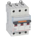Legrand - Disjoncteur magnétique seul DX3 MA - vis/vis - 3P - 400V~ - 4A - 25kA - 3 mod