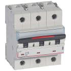 Legrand - Disjoncteur DX3 36kA arrivée haute/départ bas vis 3P 10A - courbe C - 4,5 mod