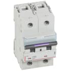 Legrand - Disjoncteur DX3 50kA arrivée haute/départ bas vis 2P 40A - courbe C - 3 mod