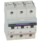 Legrand - Disjoncteur DX3 50kA arrivée haute/départ bas vis 3P 40A - courbe C - 4,5 mod