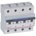 Legrand - Disj. DX3 50kA arrivée haute, départ bas à vis 4P 400V~ - 10A courbe C 6 modules