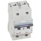 Legrand - Disjoncteur DX3 50kA arrivée haute/départ bas vis 2P 40A - courbe D - 3 mod