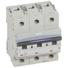 Legrand - Disjoncteur DX3 50kA arrivée haute/départ bas vis 3P 10A - courbe D - 4,5 mod