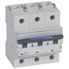 Legrand - Disjoncteur DX3 50kA arrivée haute/départ bas vis 3P 16A - courbe D - 4,5 mod