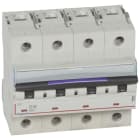 Legrand - Disjoncteur DX3 50kA arrivée haute/départ bas vis 4P 16A - courbe D - 6 mod