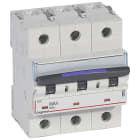 Legrand - Disjoncteur magnétique seul DX3-M - vis/vis - 3P - 400V~ - 4A - 50KA - 4,5 mod