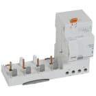 Legrand - Bloc diff adaptable à vis DX3 - disj. 1,5 module/pôle 4P 400V~ 63A typeF 300mA