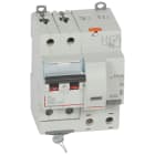Legrand - Disjoncteur diff DX3 6000 -vis-2P-230/400V~-20A -typeAC -10mA- courbe C - 4 mod