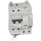 Legrand - Disjoncteur diff DX3 6000 -vis-2P-230/400V~-16A -typeAC -30mA- courbe C - 4 mod