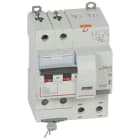 Legrand - Disjoncteur diff DX3 6000 -vis-2P-230/400V~-25A -typeAC -30mA- courbe C - 4 mod