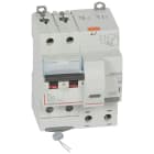 Legrand - Disjoncteur diff DX3 6000 -vis-2P-230/400V~-10A -typeAC -300mA- courbe C - 4 mod