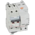 Legrand - Disjoncteur diff DX3 6000 -vis-2P-230/400V~-20A -typeAC -300mA- courbe C - 4 mod