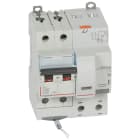 Legrand - Disjoncteur diff DX3 6000 -vis-2P-230/400V~-50A -typeAC -300mA- courbe C - 4 mod