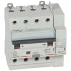 Legrand - Disjoncteur diff DX3 6000 -vis/auto-4P-400V~-32A-typeAC-30mA-10kA-courbe C - 5M