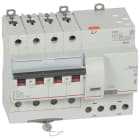 Legrand - Disjoncteur diff DX3 6000 -vis/auto-4P-400V~-63A-typeAC-30mA-10kA-courbe C - 7M