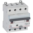 Legrand - Disjoncteur diff DX3 6000 -vis- 4P 400V~ -20 A - typeAC 300mA - courbe B - 4M