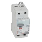 Legrand - Interrupteur différentiel DX3-ID haut/bas vis - 2P 230V~ 63A typeF 30mA - 2 mod