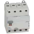 Legrand - Interrupteur différentiel DX3-ID haut/bas vis - 4P 400V~ 63A typeAC 300mA -4 mod