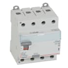 Legrand - Interrupteur différentiel DX3-ID haut/bas vis - 4P 400V~ 63A F 30mA - 4 modules