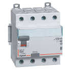Legrand - Interrupteur différentiel DX3-ID haut/bas vis - 4P 400V~ 63A F 100mA -4 modules