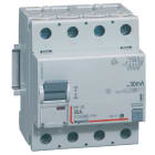 Interrupteur differentiel DX3-ID haut-bas vis - 4P 400V 40A B 30mA - 4 modules