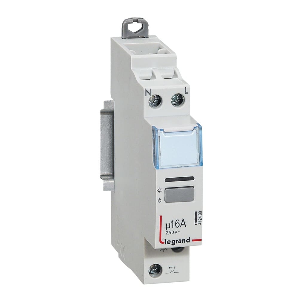 Legrand - Télérupteur silencieux à vis 230V~- 1P - 250V~~ - 16A - 1F - 1 module