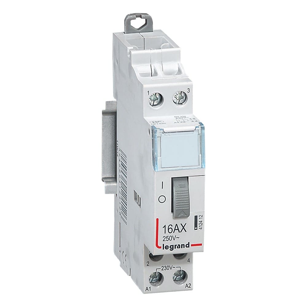 Legrand - Télérupteur standard à vis 230V~- 2P - 250V~~ - 16A - 2F - 1 module