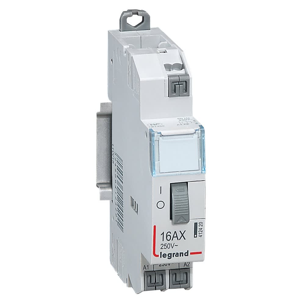 Legrand - Télérupteur standard à bornes auto 230V~- 1P - 250V~~ - 16A - 1F - 1 module