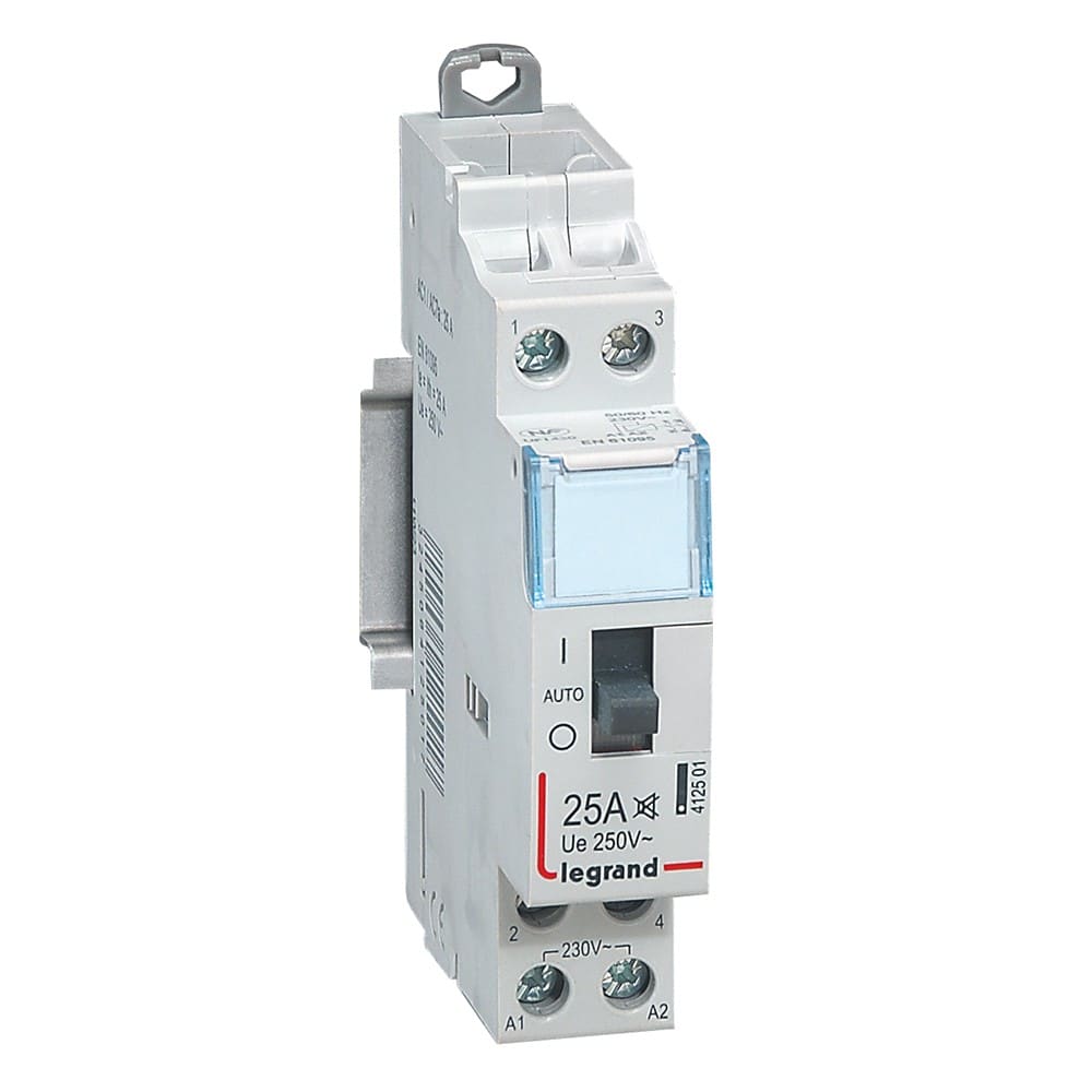 Legrand - Contacteur domestique CX3 silencieux bobine 230V~ -2P 250V~ 25A 2F - 1 module
