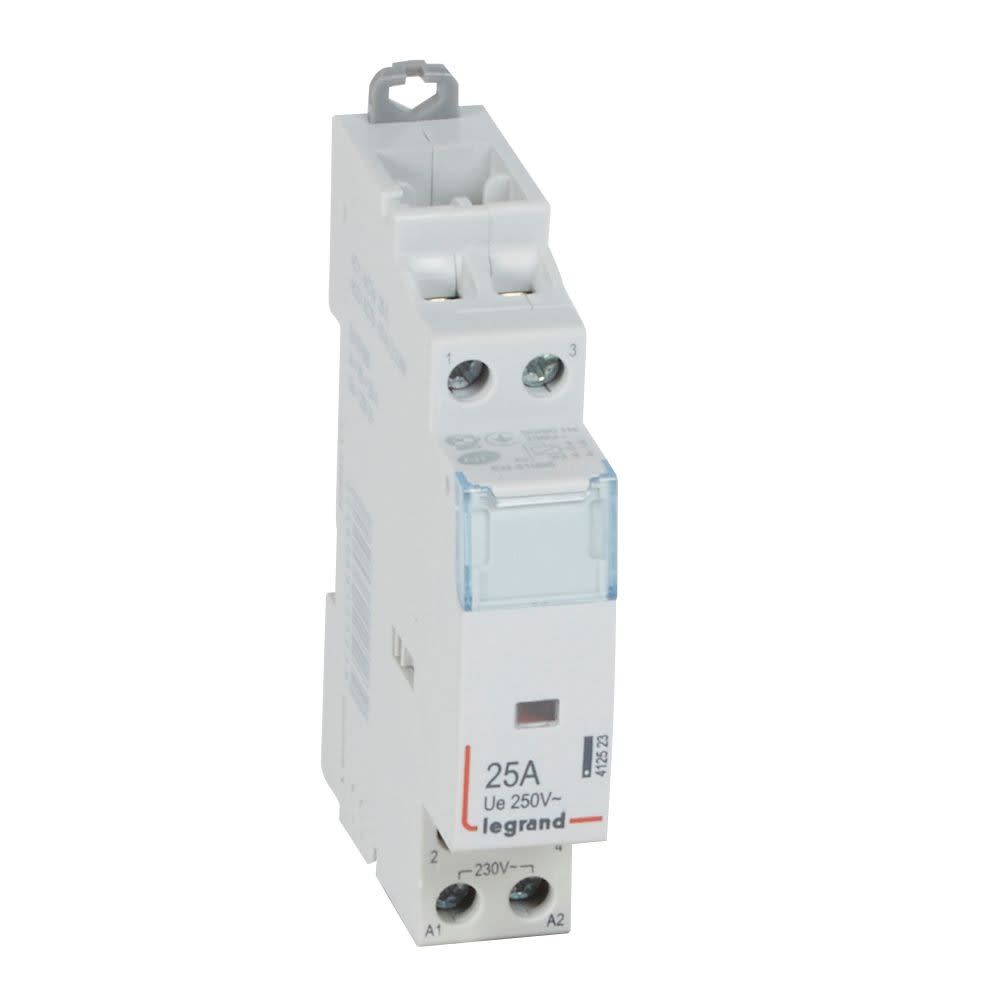 Legrand - Contacteur de puissance bobine 230V~ - 2P - 250V~~ - 25 A - 2 F - 1 module