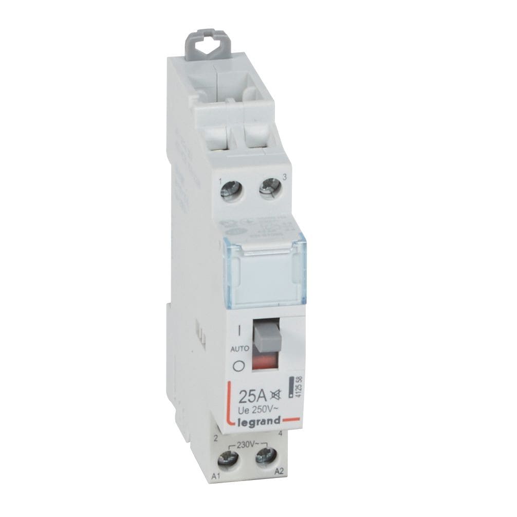 Legrand - Contacteur de puissance CX3 silencieux bobine 230V~ 2P 250V~ 25A 2F - 1 module