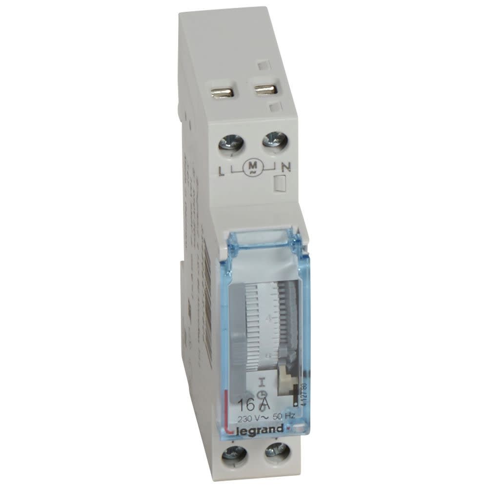 Legrand - Inter horaire analogique programmable manuel jour - vertical sans réserve marche