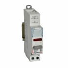 Legrand - Poussoir modulaire -double fonction voyant 1 NF + LED rouge 110/400V~~ -1 module