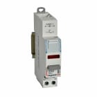 Legrand - Poussoir modulaire -double fonction voyant 1 NF + LED rouge 110/400V~~ -1 module