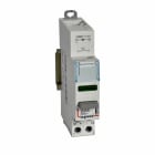 Legrand - Poussoir - double fonction avec voyant 1 NO + LED vert - 1 module - 12/48 V~/=