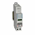 Legrand - Poussoir - double fonction avec voyant 1 NO + LED vert - 1 module - 12/48 V~/=