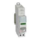 Legrand - Poussoir double fonction contact 1NO + voyant LED vert 110-400V~ - 1 module DIN