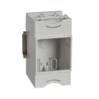 Legrand - Support universel modulaire pour montage appareillage Mosaic 2 modules sur rail