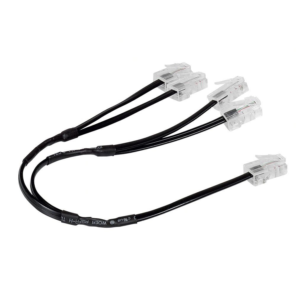 Legrand - Cordon de brassage quadruple RJ45 téléphone pour réseau multimédia