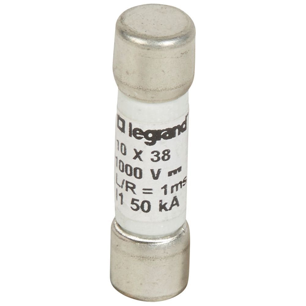 Legrand - Fusible cylindrique 1000V= 10x38mm gPV pour application photovoltaïque - 5A