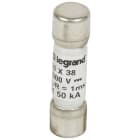 Legrand - Fusible cylindrique 1000V= 10x38mm gPV pour application photovoltaïque - 8A