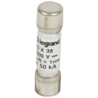 Legrand - Fusible cylindrique 1000V= 10x38mm gPV pour application photovoltaïque - 8A