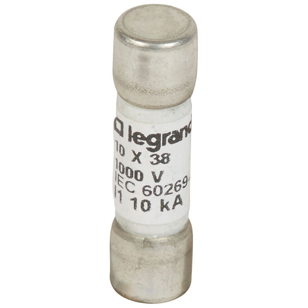 Legrand - Fusible cylindrique 1000V= 10x38mm gPV pour application photovoltaïque - 15A