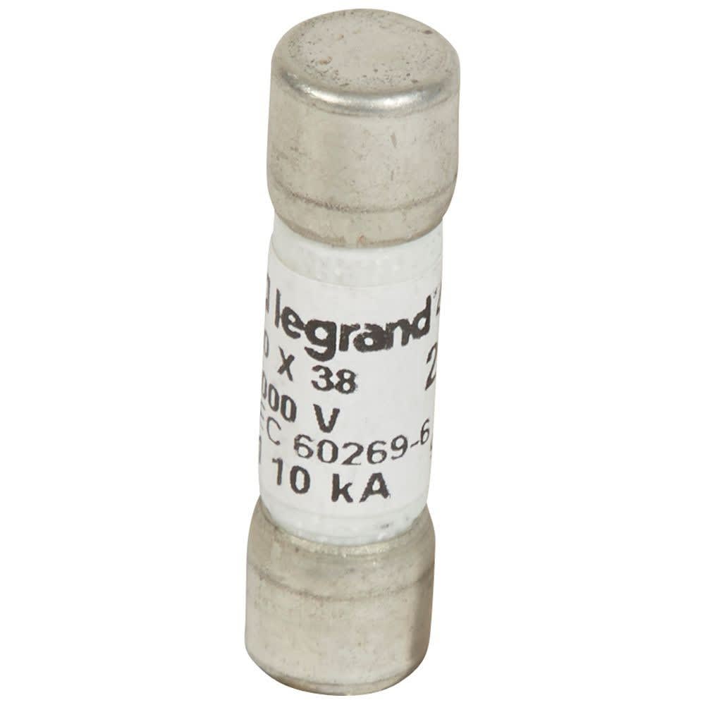 Legrand - Fusible cylindrique 1000V= 10x38mm gPV pour application photovoltaïque - 20A