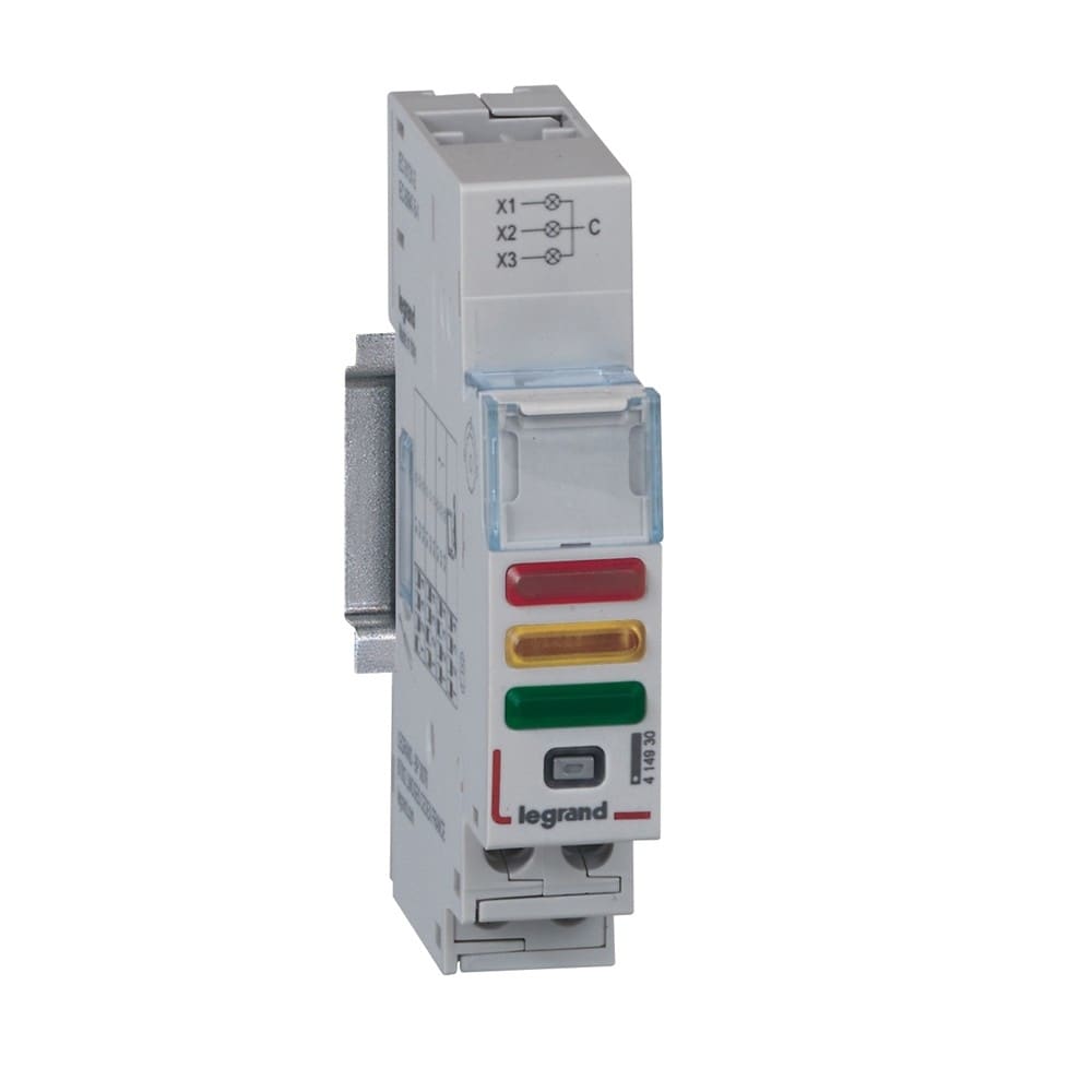 Legrand - Module de signalisation EMS CX3 voyant 3 LEDs rouge , jaune et vert - 1 module