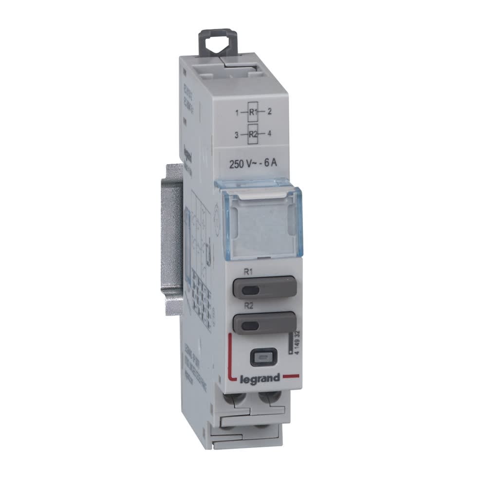 Legrand - Module de commande universel EMS CX3 2 relais 250V 6A - 1 module